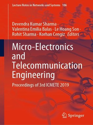 cover image of Micro-Electronics and Telecommunication Engineering